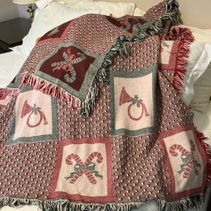 Woven Christmas Throw